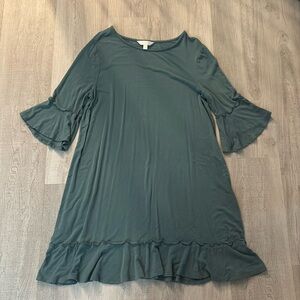 LC Lauren Conrad Ruffle Hem Dress
